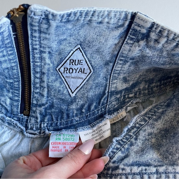 Vintage Denim Corset Waist Skirt - Picture 5 of 8